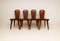 Swedish Modern Pine Dining Chairs by Bo Fjaestad, 1940s, Set of 4, Image 3