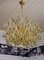 German Murano Glass and Brass Tear Drop Chandelier from Palwa, 1970 7