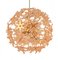 Murano Glas Sputnik Dandelion Lampe von Schelle, 1960er 11