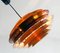 Vintage Trava Copper Pendant Lamp by Carl Thore for Granhaga, 1960s, Image 3