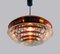 Vintage Trava Copper Pendant Lamp by Carl Thore for Granhaga, 1960s, Image 5