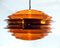 Vintage Trava Copper Pendant Lamp by Carl Thore for Granhaga, 1960s 4