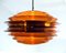 Vintage Trava Copper Pendant Lamp by Carl Thore for Granhaga, 1960s, Image 4