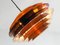 Vintage Trava Copper Pendant Lamp by Carl Thore for Granhaga, 1960s 2
