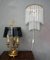 Weiße Wandlampe aus Muranoglas & Messing von Venini, Italien, 1960er 8