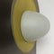 Metal & Opaline Glass Round Wall Light Sconces by Gio Ponti, Italy, 1960s 12