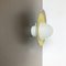 Metal & Opaline Glass Round Wall Light Sconces by Gio Ponti, Italy, 1960s 2