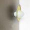 Metal & Opaline Glass Round Wall Light Sconces by Gio Ponti, Italy, 1960s, Image 5