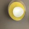 Metal & Opaline Glass Round Wall Light Sconces by Gio Ponti, Italy, 1960s 9