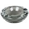 Large French Lucid Crystal Glass Shell Bowl Ashtray from Art Vannes, France, 1970s 1