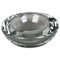 Large French Lucid Crystal Glass Shell Bowl Ashtray from Art Vannes, France, 1970s, Image 1