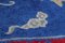 Tappeto dipinto a mano in seta con drago, Immagine 12