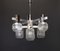 Large Chrome Chandelier by Sciolari, Italy, 1960s, Image 3