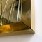 Mid-Century Italian Brass Frame Mirror from Crystal Art, 1950s 11