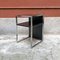 Italian Modern Chromed Steel Wood & Glass Table from Stereo and Vinyls, 1990s 3