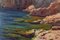 Ricard Tarrega Viladoms, Spanish Cala Landscape, Mid-20th Century, Oil on Canvas, Image 4