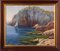 Ricard Tarrega Viladoms, Spanish Cala Landscape, Mid-20th Century, Oil on Canvas 1