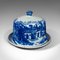 Antique English Ceramic Cheese Keeper or Butter Dome, 1900 1