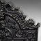 Antique English Cast Iron Decorative Fire Backrest 7