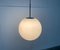 Vintage German Glass Ball Pendant Lamp from Peill & Putzler 7