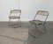 Italian Space Age Plia Folding Chairs by Giancarlo Piretti for Castelli, Set of 2 5