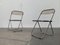 Italian Space Age Plia Folding Chairs by Giancarlo Piretti for Castelli, Set of 2 18