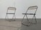 Italian Space Age Plia Folding Chairs by Giancarlo Piretti for Castelli, Set of 2, Image 18