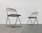 Italian Space Age Plia Folding Chairs by Giancarlo Piretti for Castelli, Set of 2 14