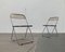 Italian Space Age Plia Folding Chairs by Giancarlo Piretti for Castelli, Set of 2, Image 26