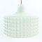 Tall Czech White Glass Pendant by Error for Napako, 1960s 4