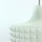Lámpara colgante checa alta de vidrio blanco de Error para Napako, años 60, Imagen 6