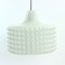 Tall Czech White Glass Pendant by Error for Napako, 1960s 8