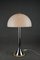Lámpara de mesa Mushroom vintage de cromo y mármol de Oma Fabbrica Lampadari, Italy, años 60, Imagen 4