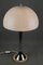 Lámpara de mesa Mushroom vintage de cromo y mármol de Oma Fabbrica Lampadari, Italy, años 60, Imagen 5