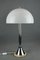 Vintage Perspex Chrome & Marble Base Mushroom Table Lamp by Oma Fabbrica Lampadari, Italy, 1960s, Image 1