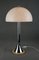 Lámpara de mesa Mushroom vintage de cromo y mármol de Oma Fabbrica Lampadari, Italy, años 60, Imagen 8