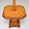 Art Deco Walnut & Maple Lamp or Side Table, 1920s, Image 4