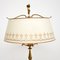 Antike französische Stehlampe aus Tole & Schirm 4