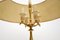 Antique French Tole Floor Lamp & Shade, Image 5