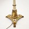 Antique French Tole Floor Lamp & Shade, Image 9