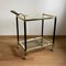 Gilded Metal and Glass Sideboard or Rolling Bar, 1970s 13