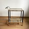 Gilded Metal and Glass Sideboard or Rolling Bar, 1970s 18