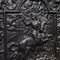 Respaldo decorativo inglés antiguo de hierro fundido, Imagen 9