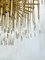 Mid-Century Italian Brass and Glass Chandelier, 1970s, Image 5