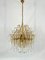 Mid-Century Italian Brass and Glass Chandelier, 1970s, Image 10
