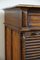 Antiker Büroschrank mit Rolltür, 1900er 10