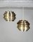 Vintage Danish Brass Trava Pendants by Carl Thore or Sigurd Lindkvist for Granhaga MetalIndustri, 1960s, Set of 2, Image 1