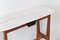 Italian Mahogany Console Table with Marble Top, 1950s, Image 2