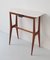 Italian Mahogany Console Table with Marble Top, 1950s, Image 3