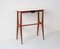 Italian Mahogany Console Table with Marble Top, 1950s, Image 1